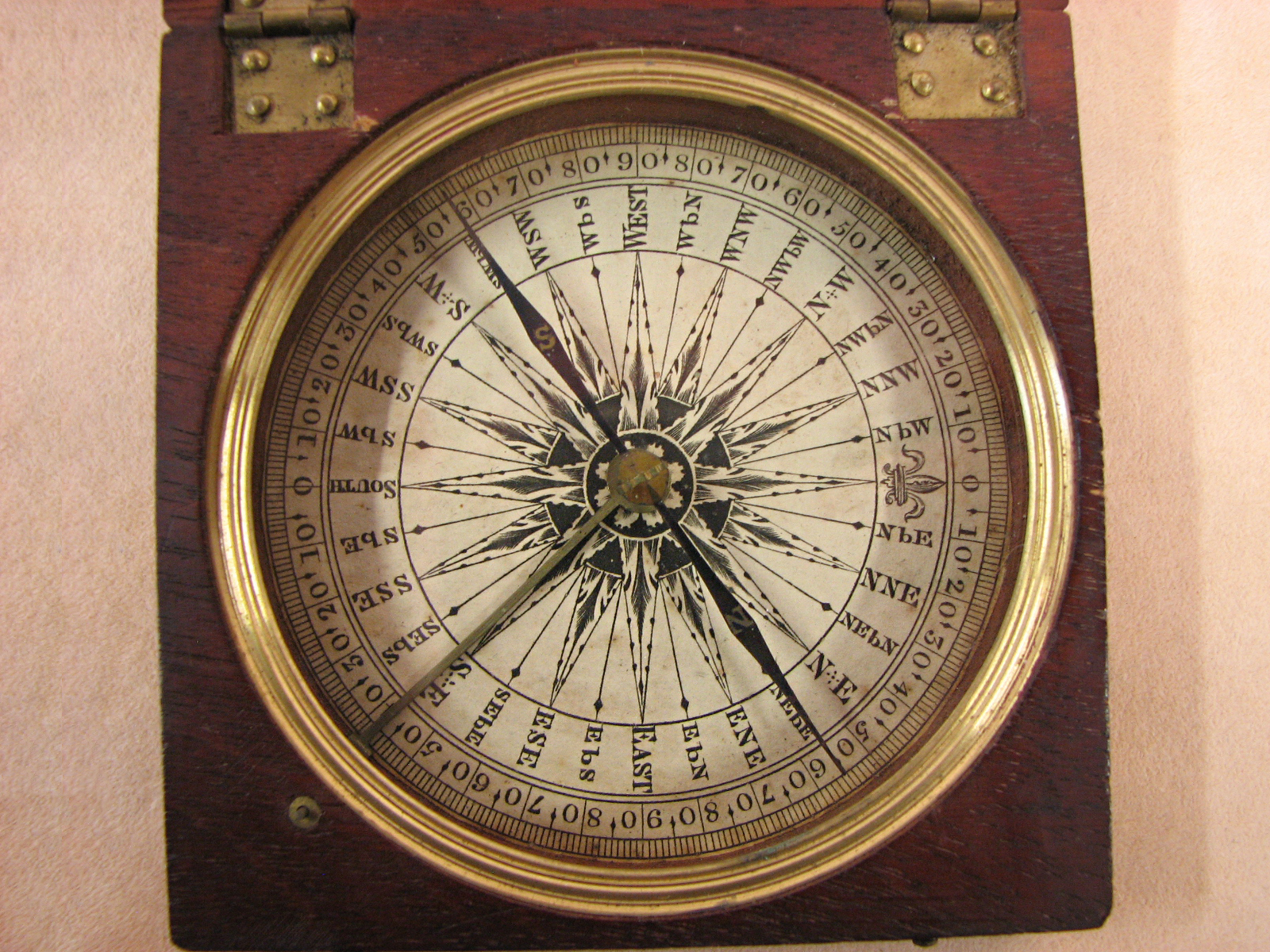 Early 19th Century Georgian mahogany compass